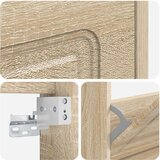 Ormar za cipele na zidu UTRECHT 71 x 17 x 43 cm Hrast sonoma | shoptok.hr
