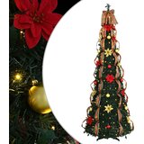  Umjetno božićno drvce s 150 LED svjetlima Zelena 185 cm PVC | shoptok.hr