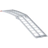  Ramp za motocikle Srebrno 180 x 28 x 5 cm Aluminij | shoptok.hr