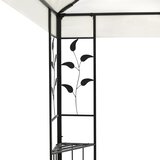  Sjenica s dvostrukim krovom bijela 6 x 3 m čelična | shoptok.hr