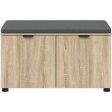  Klupa za hodnik s jastukom Sonoma hrast 80 x 38 x 46 cm | shoptok.hr
