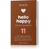 Benefit Hello Happy Soft Blur Foundation tekući puder s mat finišem SPF 15 nijansa 11 Dark Neutral 30 ml | shoptok.hr