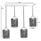 Opviq luster 2607985, crni | Eponuda.ba