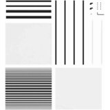 Staklena vrata Prugasti Crna 76 x 2 x 205 cm Aluminij | shoptok.hr