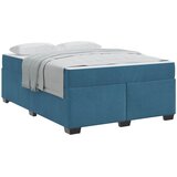 vidaXL Konstrukcija postelje Temno modra 160 x 200 cm blago, (5000127967) | Shoptok.si
