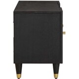 TV ormar s policom Crna 105 x 33 x 46 cm Čvrsto drvo manga | shoptok.hr