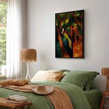  Slika - August Macke – Sunny Path 60x90 U crnom drvenom okviru | shoptok.hr