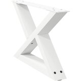  Noge za klub stolić 2 kom Bijele 50 x (30-31,3) cm Čelik | shoptok.hr