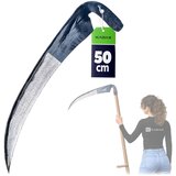 KADAX Ročno kovana, naostrena kosa, 50 cm, kovinska, za travo, trdna, močna, za vrt in gozd, (5000353845) Cene