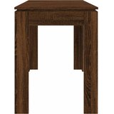  Blagovaonski stol boja smeđeg hrasta 120 x 60 x 76 cm drveni | shoptok.hr