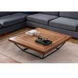 Hanah home Cora - Walnut Walnut Coffee Table OŠTEĆEN Cene