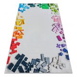 RugsX BAMBINO 38480 pralna preproga Komplet za gradnjo za otroke protizdrsna - siva / rumena 140x200 cm, (5000176493) Cene