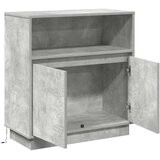  LED komoda Beton siva 71 x 34,5 x 75 cm Konstruirano drvo | shoptok.hr