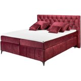 MID.YOU POSTELJA BOXSPRING 180 cm x 200 cm , tekstil, leseni material lila | Shoptok.si