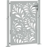 Vrtna vrata 100x125 cm, otporna na vremenske uvjete, valoviti dizajn | shoptok.hr