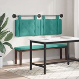  Držeće uzglavlje Zidne Tirkizna 150 x 55 x 5 cm Baršun - Tirkizna 140 cm bez LED | shoptok.hr