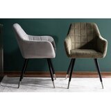 Stolica NUXE - Baršun - siva | shoptok.hr