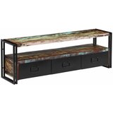 vidaXL TV omarica iz trdnega predelanega lesa 120x30x40 cm Cene