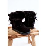 Boto Children's Insulated Snow Boots With Bows black Funky | ePonuda.com