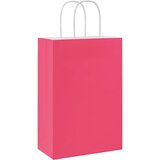  Papirnate vrećice 50 kom s ručkama ružičaste 21x11x31 cm | shoptok.hr