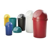 Helit Posoda za odpadke, iz umetne mase, odpiranje na pritisk, prostornina 13 l, VxØ 490 x 252 mm, črn, DE 6 kosov | Shoptok.si