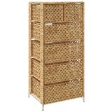 vidaXL Ormarić za pohranu sa 6 košara od vodenog zumbula 47 x 37 x 100 cm | shoptok.hr
