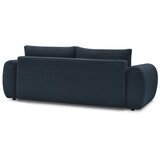 Bobochic Paris Tamno plava sklopiva sofa od samta 257 cm Lucien – | shoptok.hr