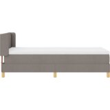  Postelja z vzmetnico z vzmetnico Taupe 200 x 100 cm Poliester, (5000128359) | Shoptok.si
