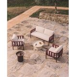 Kave Home Crvena/bež vrtna garnitura aluminijska za 4 osobe Omala – | shoptok.hr