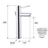 Remer minimal baterija za lavabo sa podsklopom visoka N10L | ePonuda.com