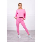 Kesi Set with an oversized blouse in light pink color Cene