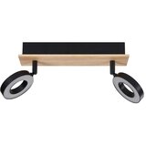 Eglo 901203 - LED spot RIELVES 2xLED/4,2W/230V crna/smeđa | Eponuda.com