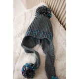 Kesi Women's cap with long ears Nadia K321 dark gray | shoptok.hr