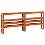 vidaXL Okvir kreveta bez madraca voštano smeđi 200x200 cm od borovine | shoptok.hr