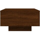  Stolić za kavu s LED svjetlima smeđi hrast 55x55x31cm | Eponuda.com