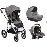 Kikka Boo kolica za bebe 3u1 Thea Light Grey, 0m+ | ePonuda.com
