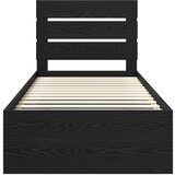  Okvir za krevet Crna 75 x 190 cm Čvrsto borovo drvo | shoptok.hr