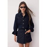 TRENDYOLMILLA ženska suknja model Twoaw26Sr00021, tamnoplava-tamnoplava Cene