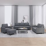 vidaXL 4-dijelni set sofa s jastucima tamnosivi baršunasti Cijene
