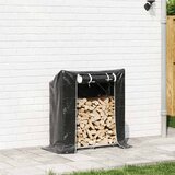  Stalak za drva za ogrjev s kišnom navlakom 100,5x40,5x110,5 cm | Eponuda.com