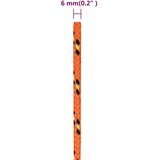  Brodski konop narančasto 6 mm 250 m od polipropilena | shoptok.hr