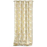 AmeliaHome Bijela/u zlatnoj boji zavjesa za djelomično zamračenje od samta 140x245 cm Golden Leaves – | shoptok.hr
