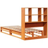  Krevet s regalom za knjige bez madraca 100x200 cm masivno drvo | shoptok.hr
