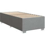  Krevet s oprugama i madracem svjetlosivi 100x200 cm od tkanine | shoptok.hr