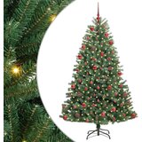 vidaXL Umetno Zložljivo Božično Drevo Zelena 180 cm PVC in kovina, (5000066268) | Shoptok.si