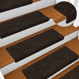 vidaXL Samoljepljivi otirači za stepenice 30 kom smeđe 65x21x4 cm | shoptok.hr
