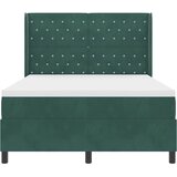  s opruga kutije s LED trakama Zelena 140 x 190 cm Baršun | shoptok.hr