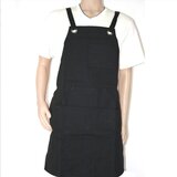 INF Trpežen platneni delovni predpasnik z žepi Black + Black, (21758414) Cene