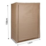 Hanah home bež - beige beige storage bag | ePonuda.com