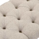  Klupa za pohranu od masivnog drva i tkanine 103 x 51 x 44 cm | shoptok.hr